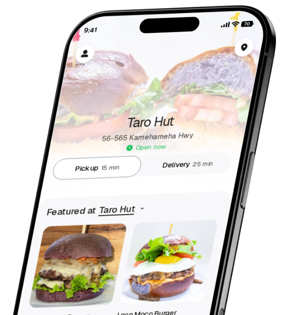 Taro Hut app preview
